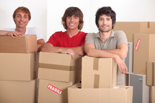 Professional packing for an office move in Paddington