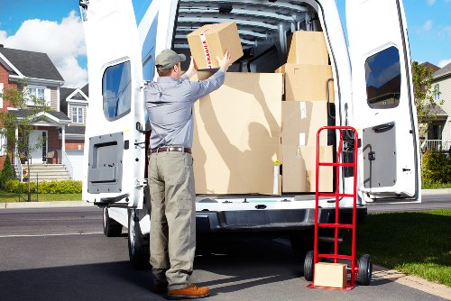 Furniture being handled during a Paddington apartment move
